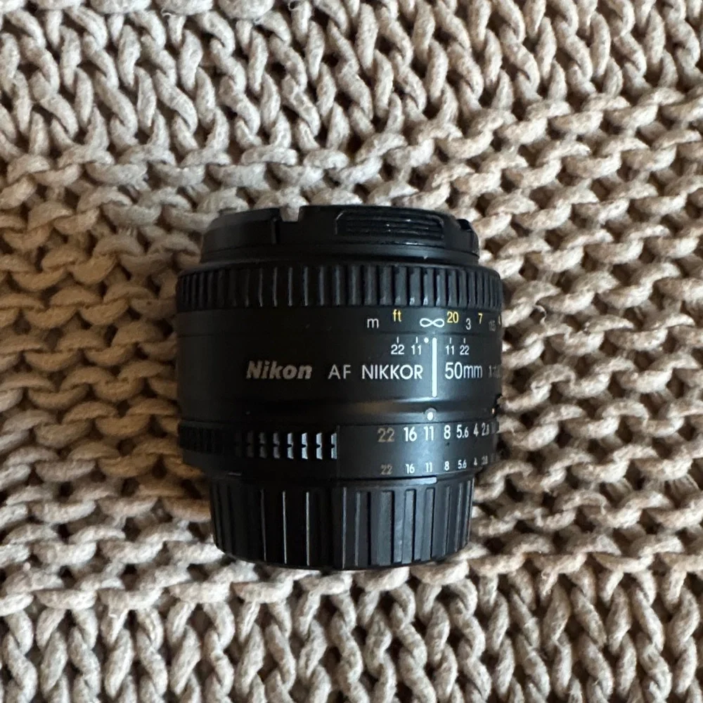 Nikon AF NIKKOR 50mm Lens in Black